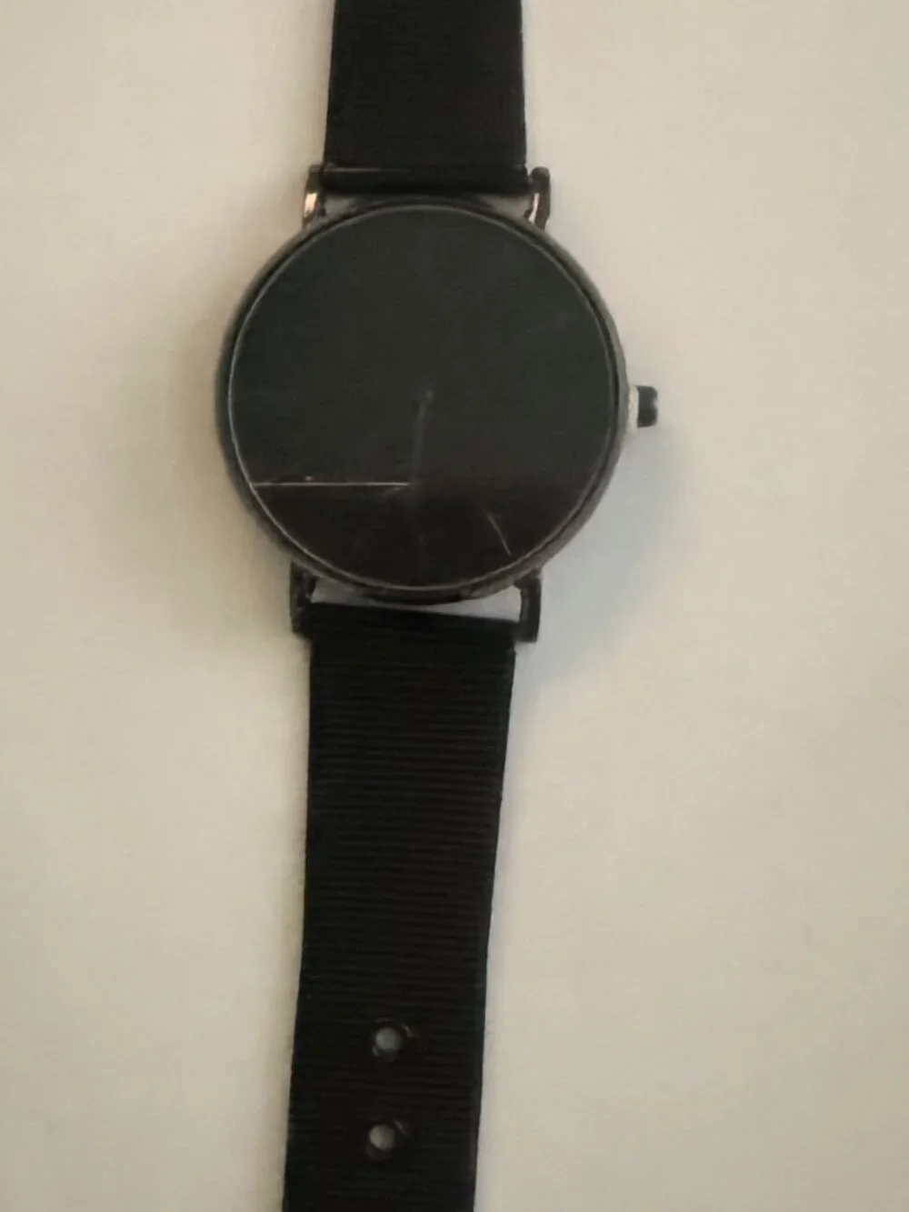 4pcs/set Men's all black Watch Jewelry Fashion Set